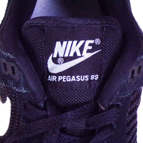 NIKE AIR PEGASUS 89 size 6 black/white running shoes - Picture 14 of 16